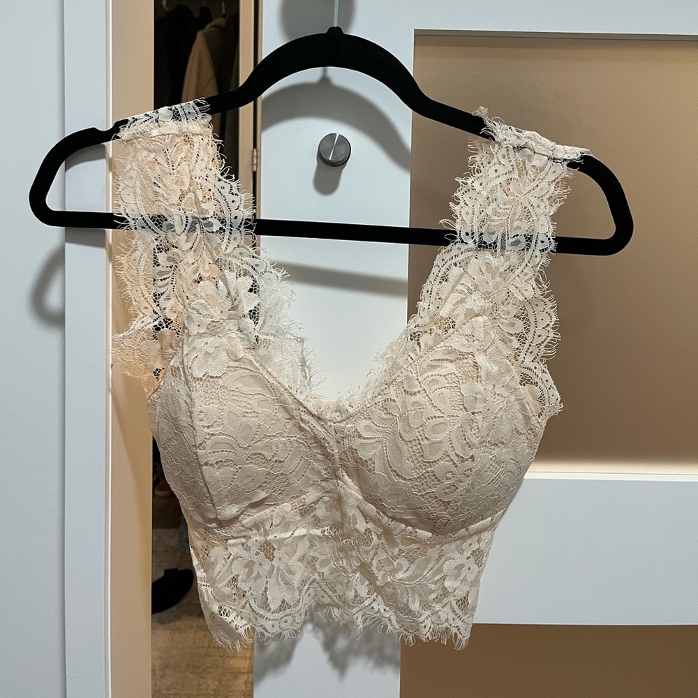 Lace crop top